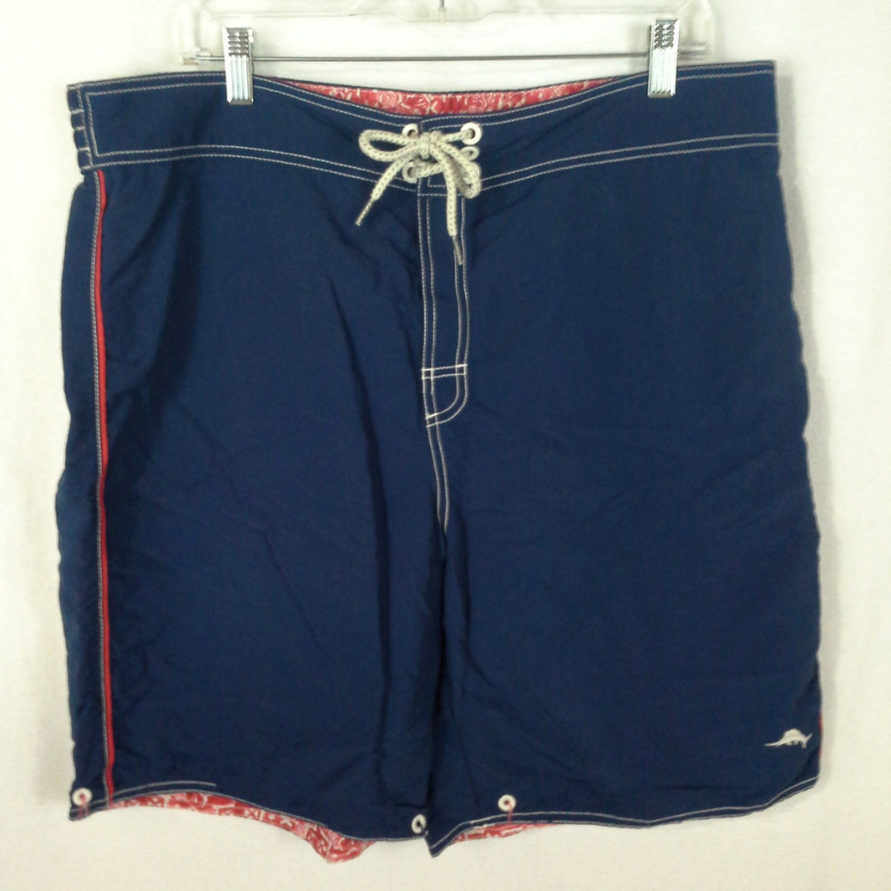 Tommy Bahama swim trunks Relax XL Reversible Blue - Picture 2 of 8